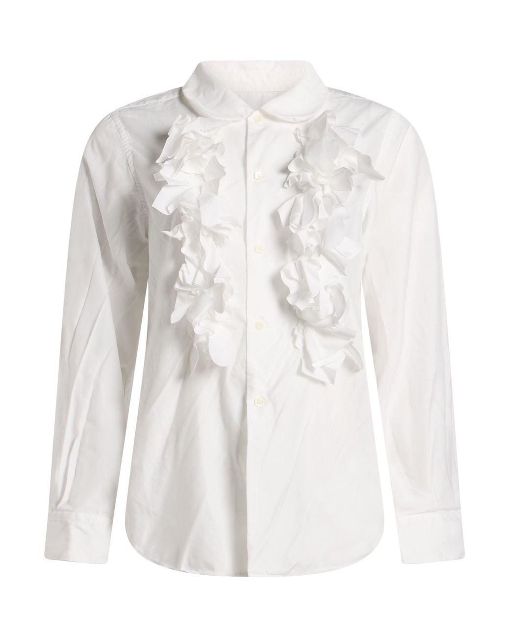 Comme des Garçons White Shirt Polyester