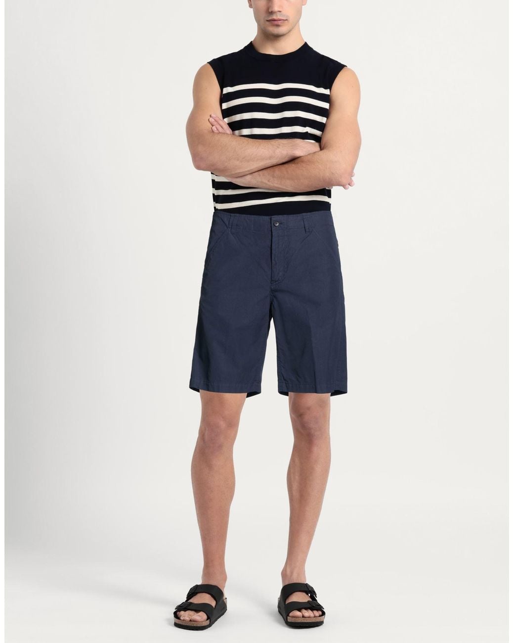 Drumohr Blue Shorts & Bermuda Shorts Cotton for men