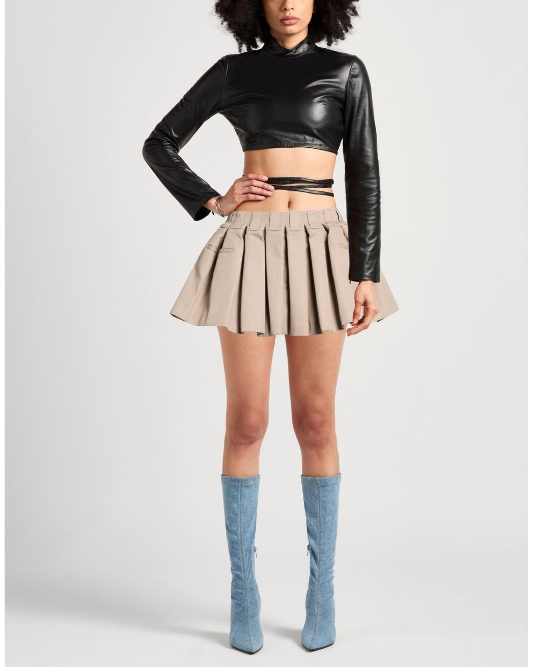 Alexander Wang Natural Mini Skirt