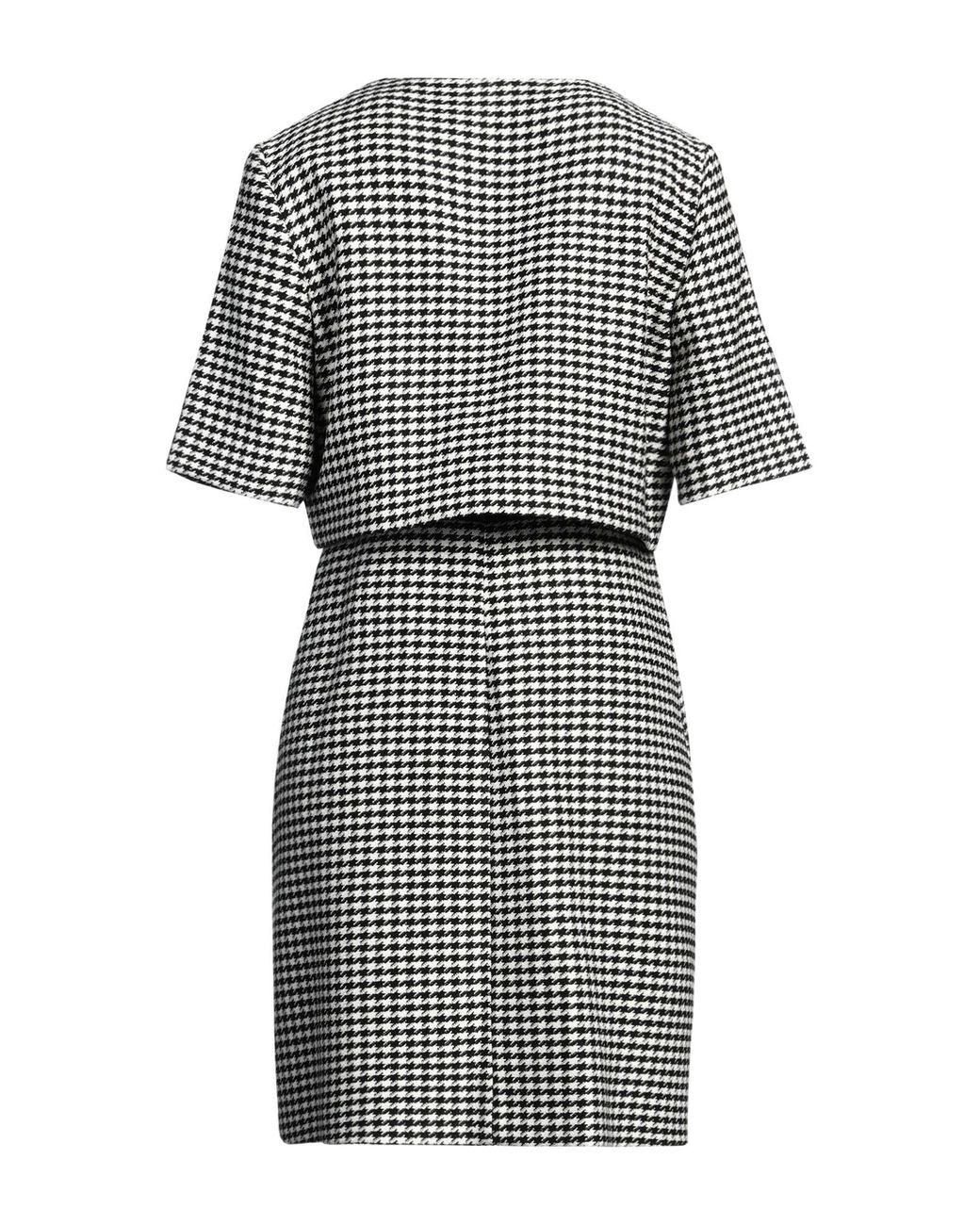 Sandro Black Mini Dress Acrylic, Polyester, Viscose, Elastane