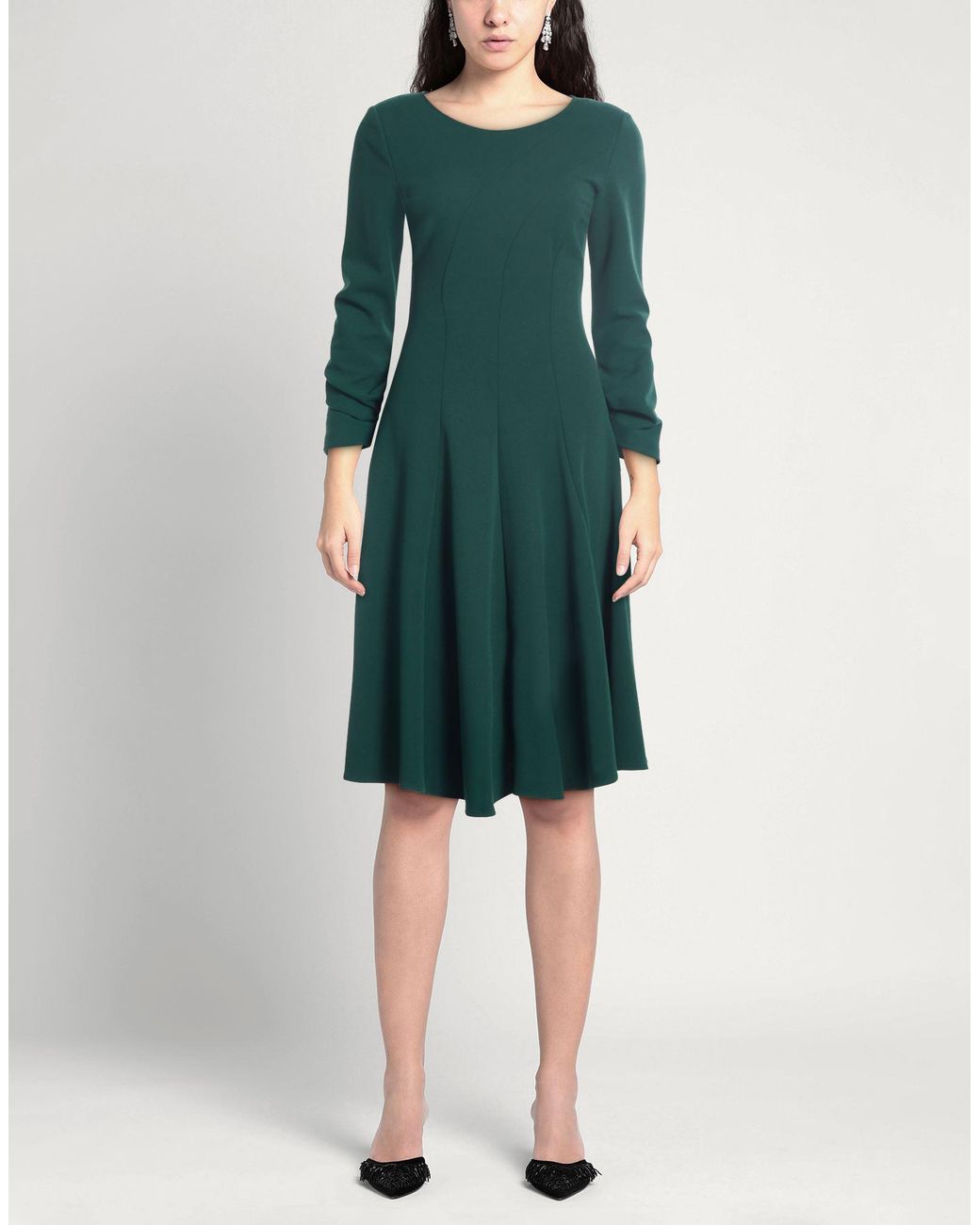Compagnia Italiana Green Midi Dress