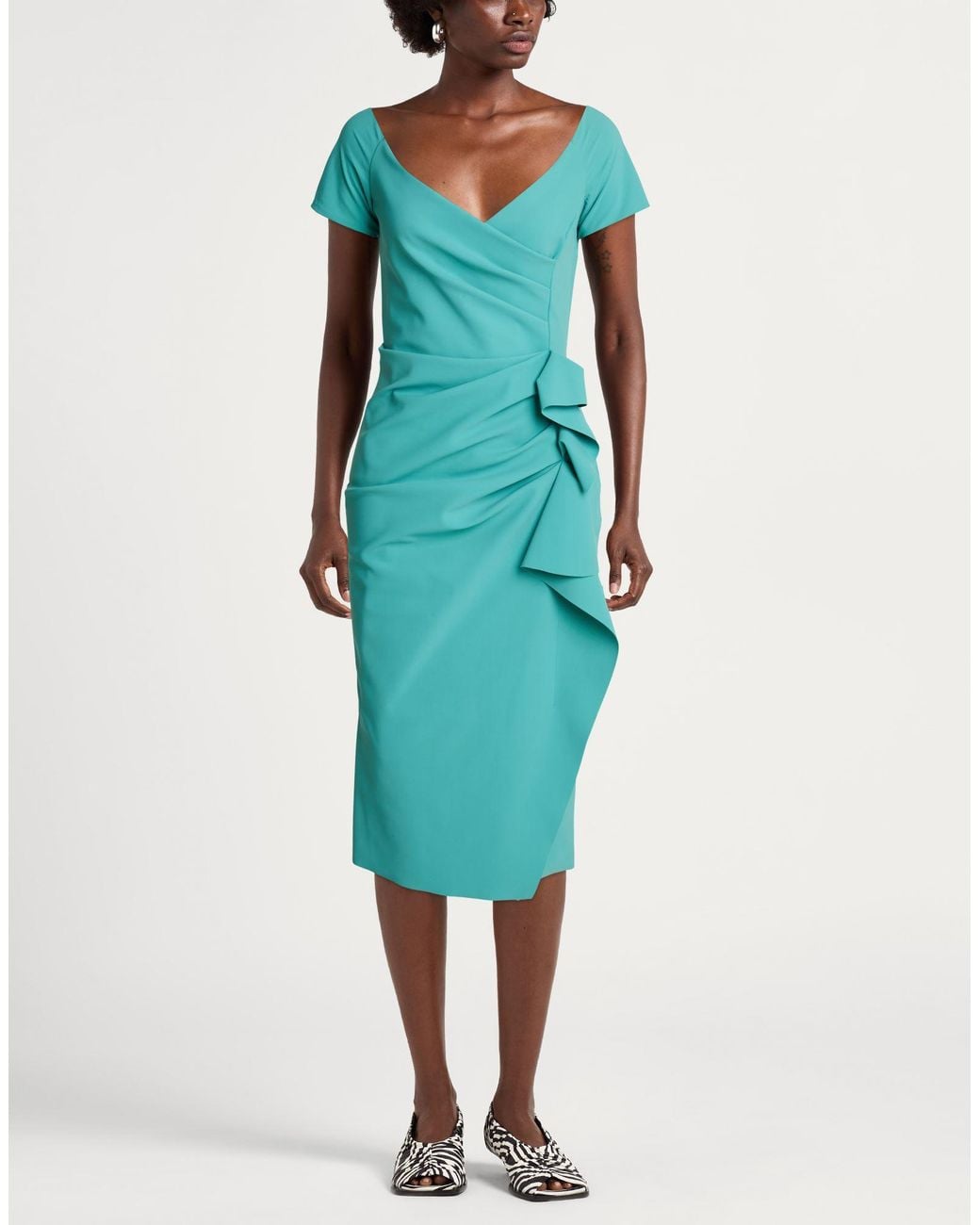 La Petite Robe Di Chiara Boni Blue Midi Dress