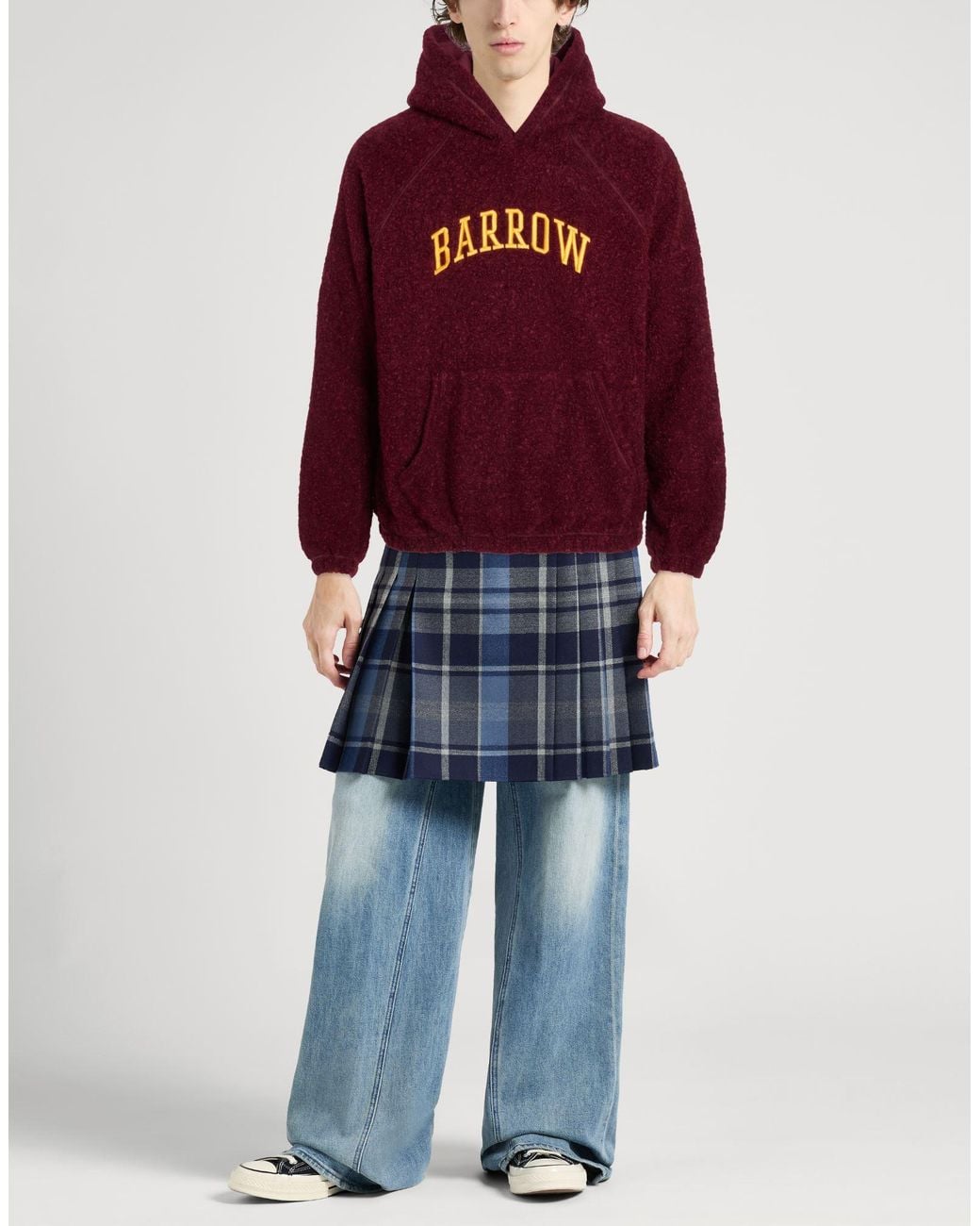 Barrow Red Burgundy Sweatshirt Polyester for men