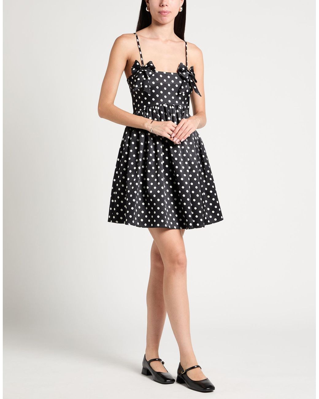 Ganni Black Mini Dress