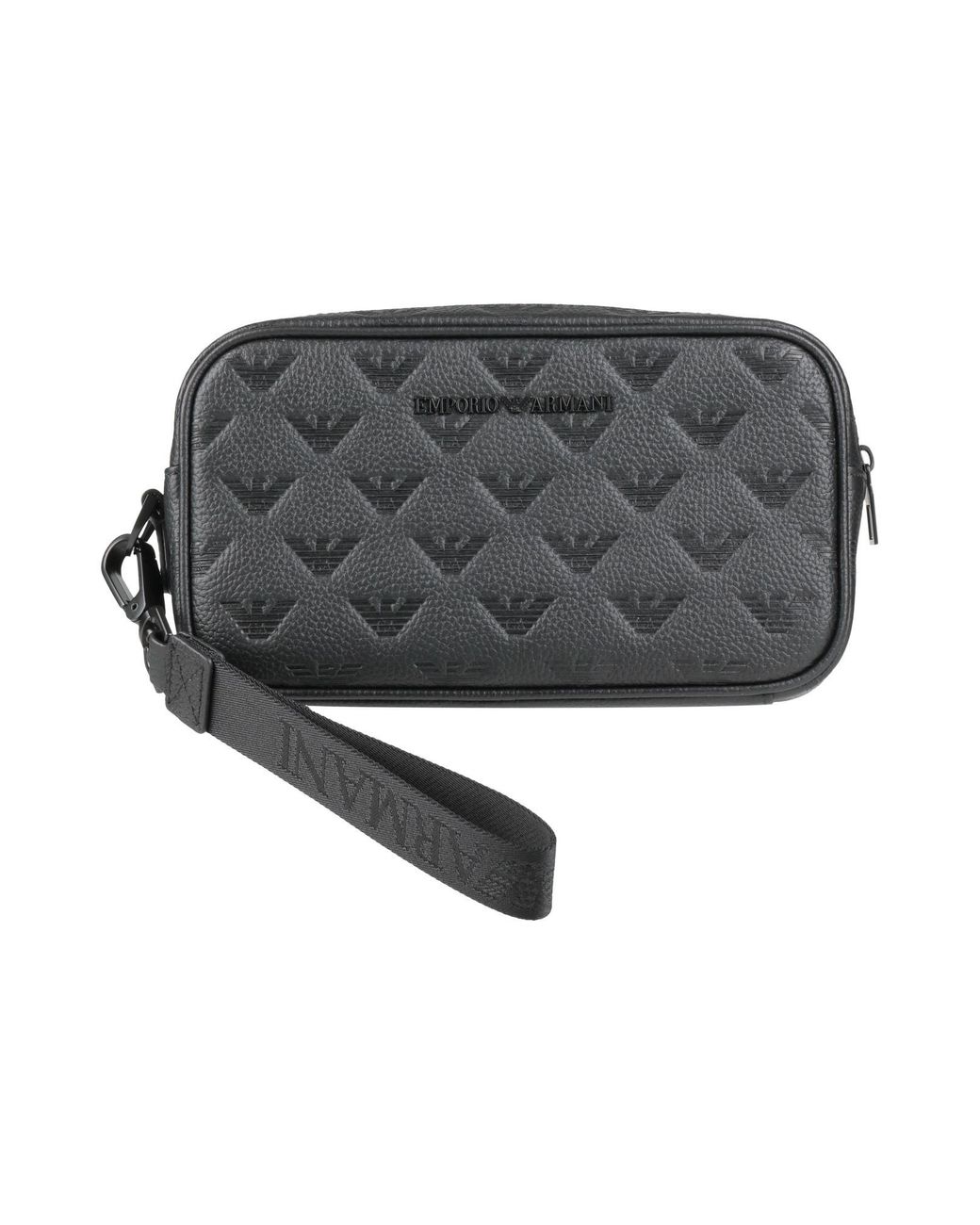Emporio Armani Gray Beauty Cases for men
