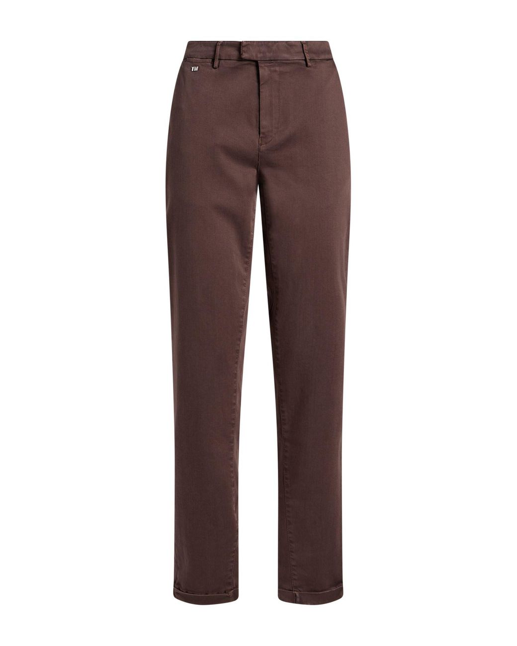 Tramarossa Brown Pants Cotton, Polyester, Elastane for men
