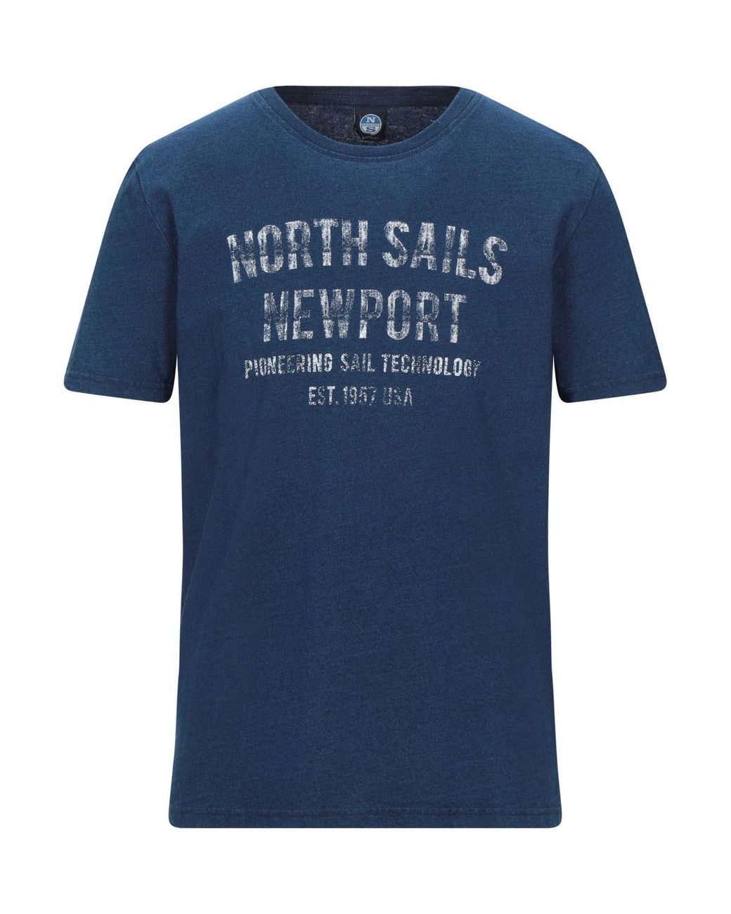 North Sails Cotton T-shirt in Dark Blue (Blue) for Men - Lyst