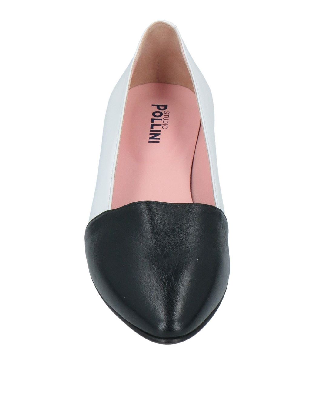 Studio Pollini White Ballet Flats
