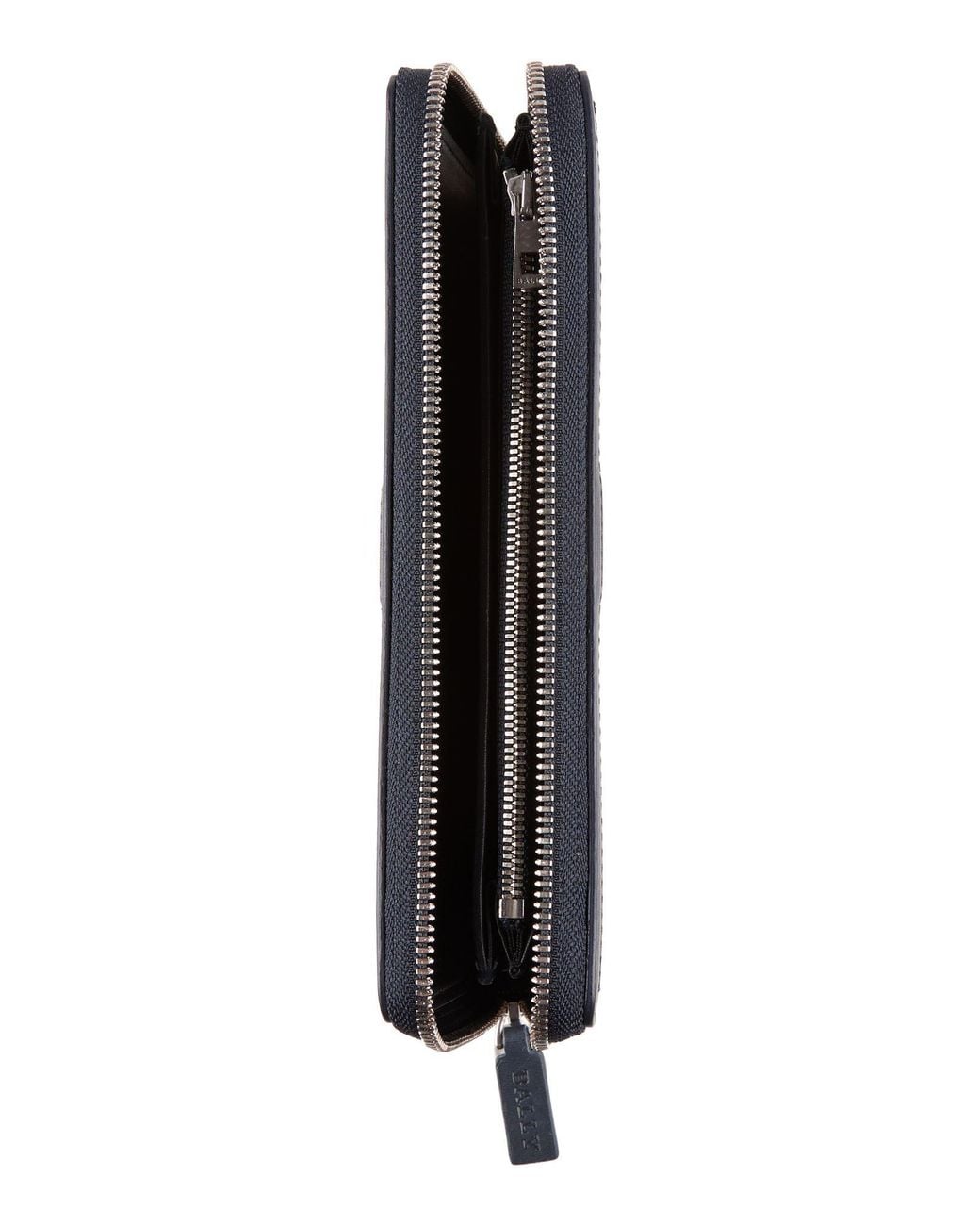 Bally Black Midnight Wallet Calfskin for men