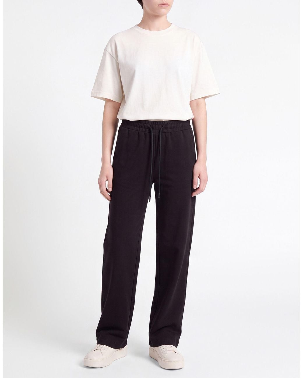 hinnominate Black Pants Polyester, Elastane