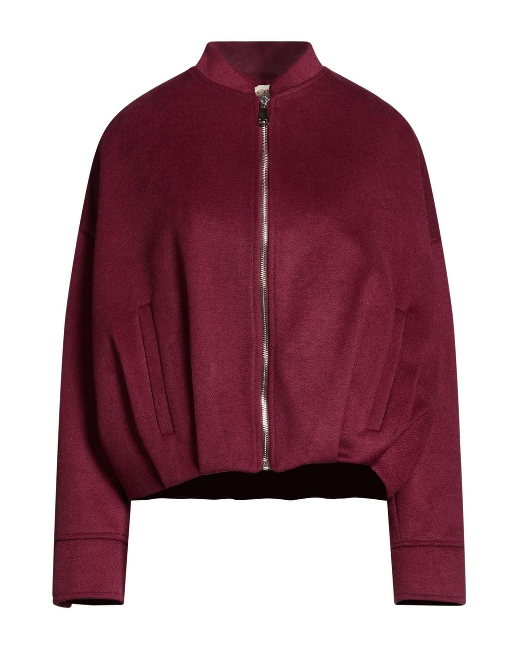 Kaos Red Burgundy Jacket Polyester, Viscose
