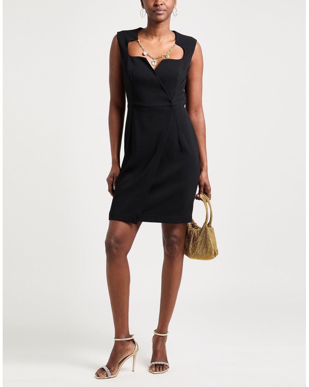DIVEDIVINE Black Mini Dresses