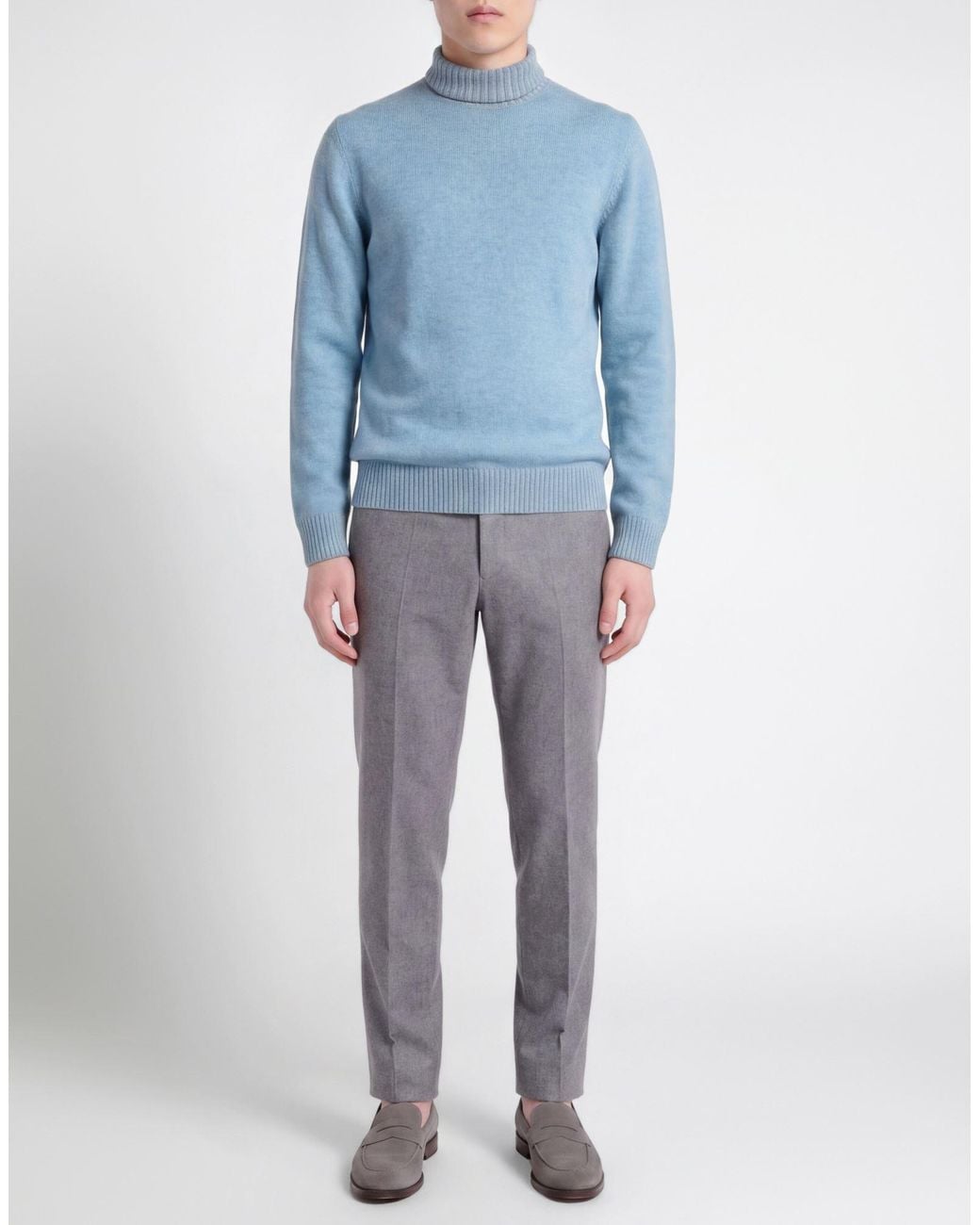 Gran Sasso Blue Turtleneck for men