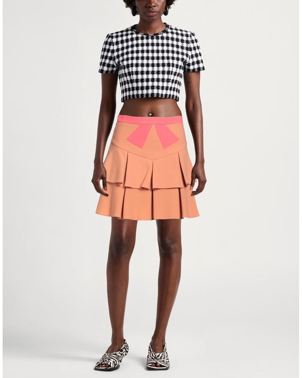 Elisabetta Franchi Pink Mini Skirt