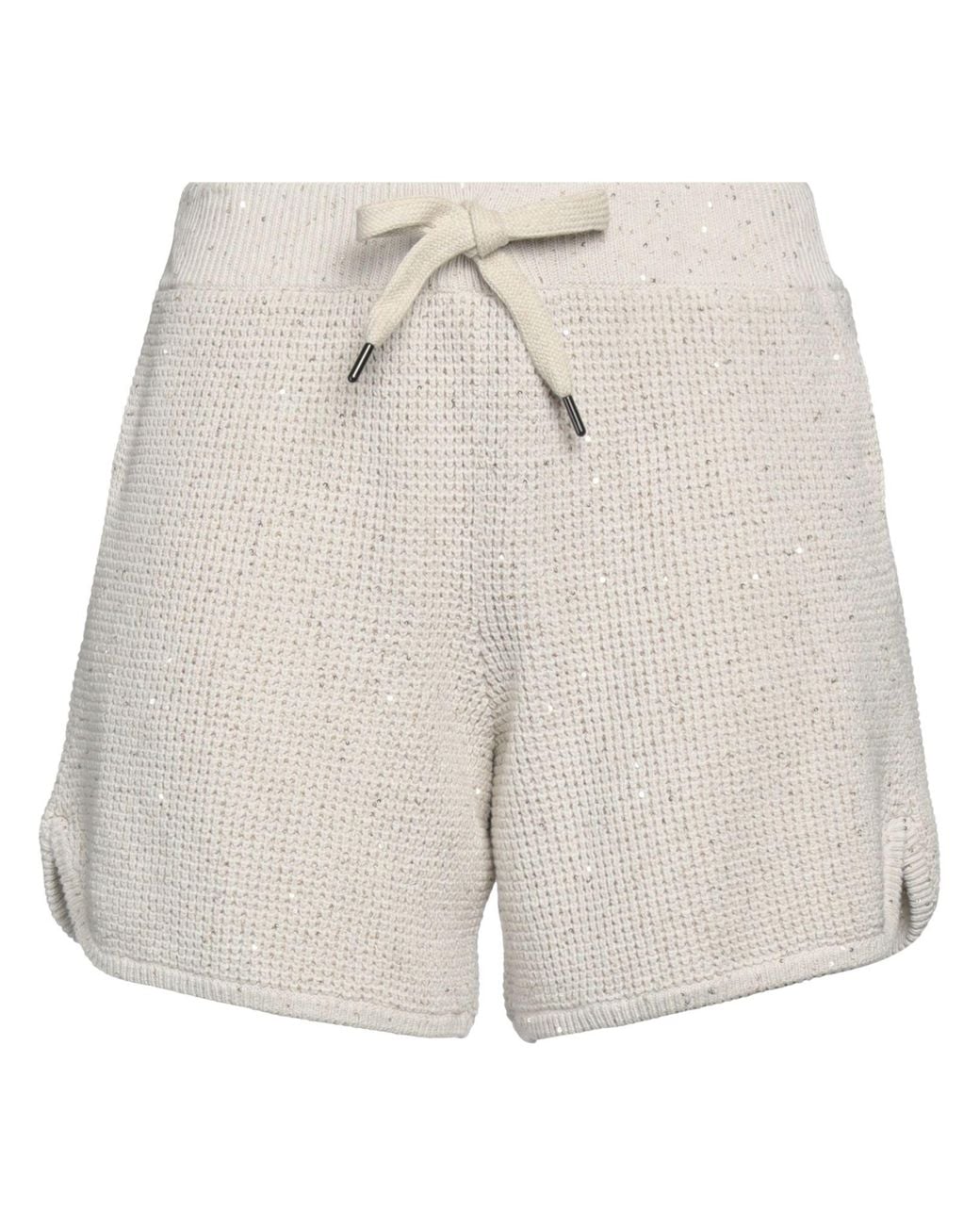 Brunello Cucinelli Gray Shorts & Bermuda Shorts