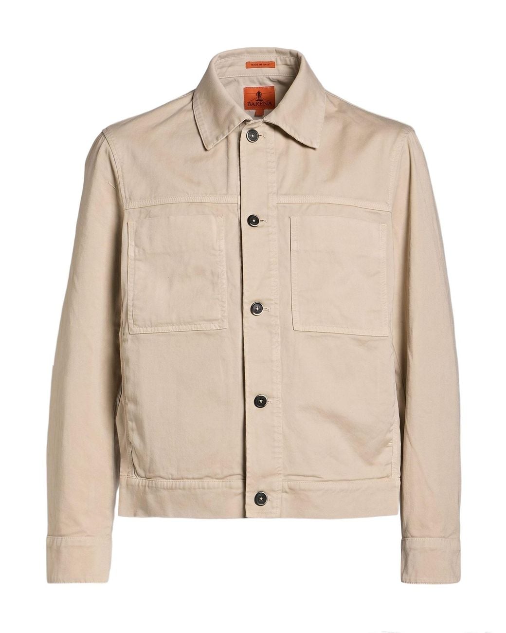 Barena Natural Jacket Cotton, Elastane for men