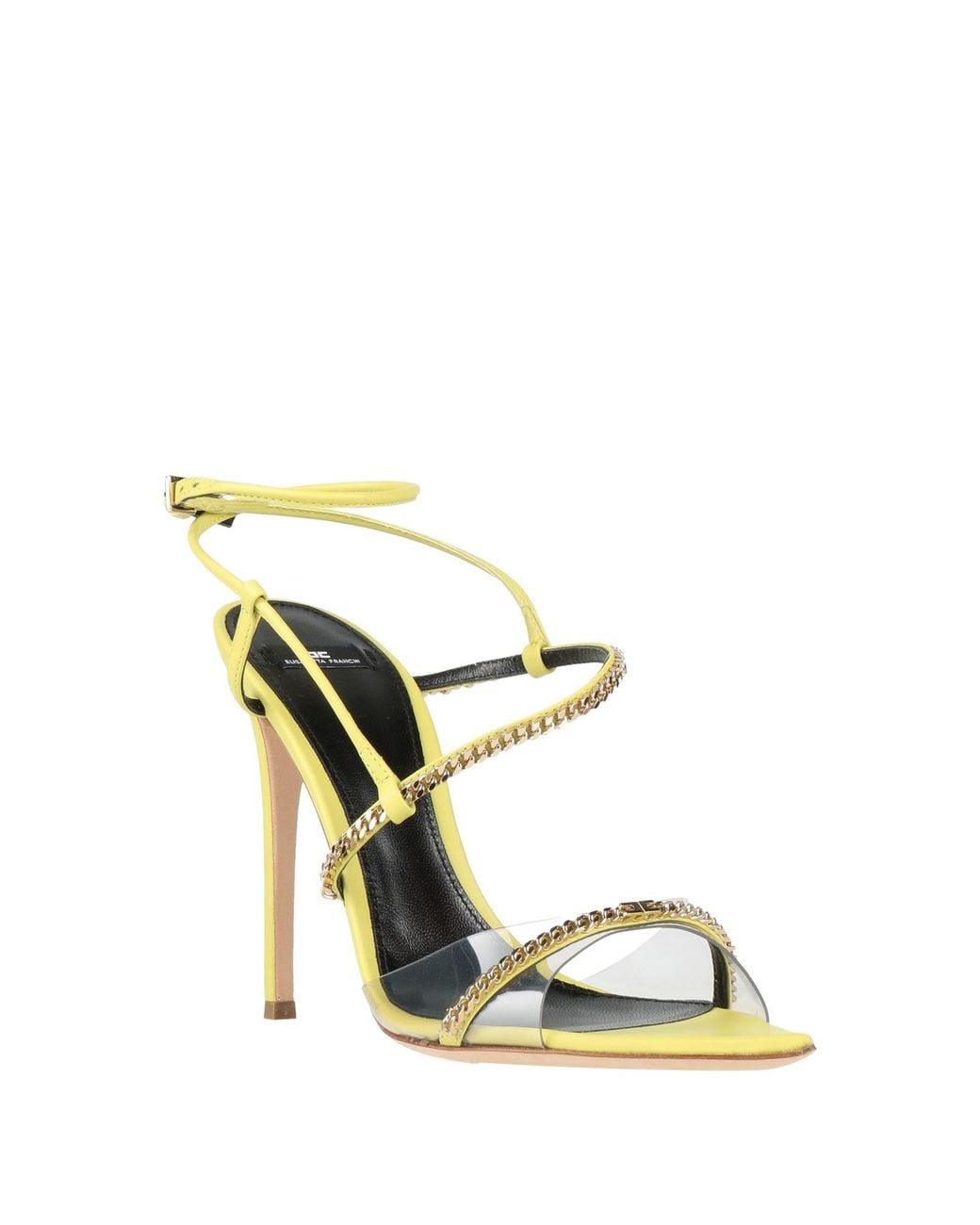 Elisabetta Franchi Metallic Sandals