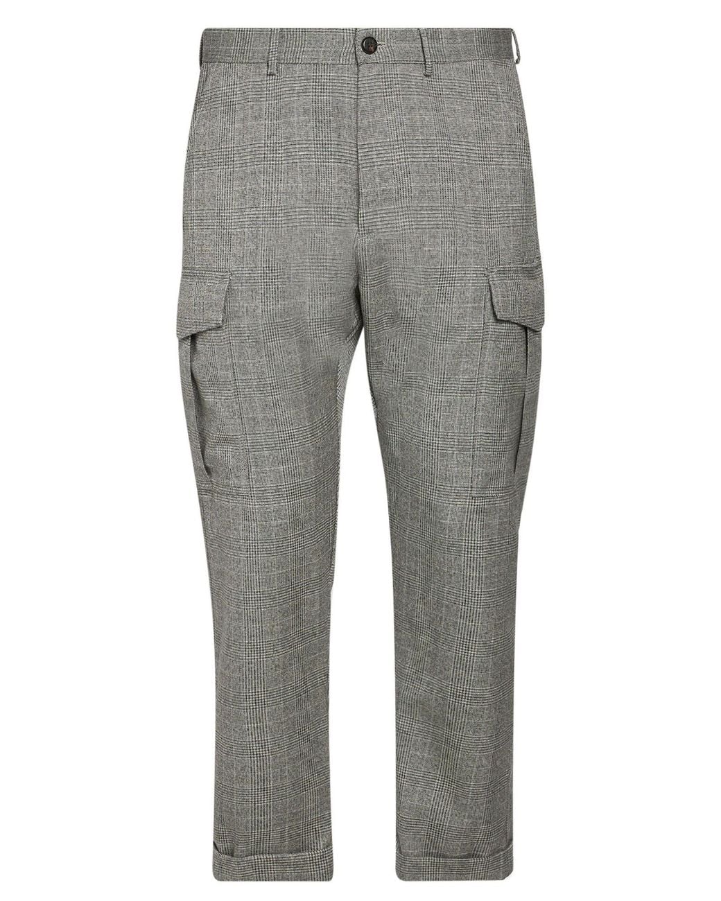 Eleventy Gray Pants Wool for men