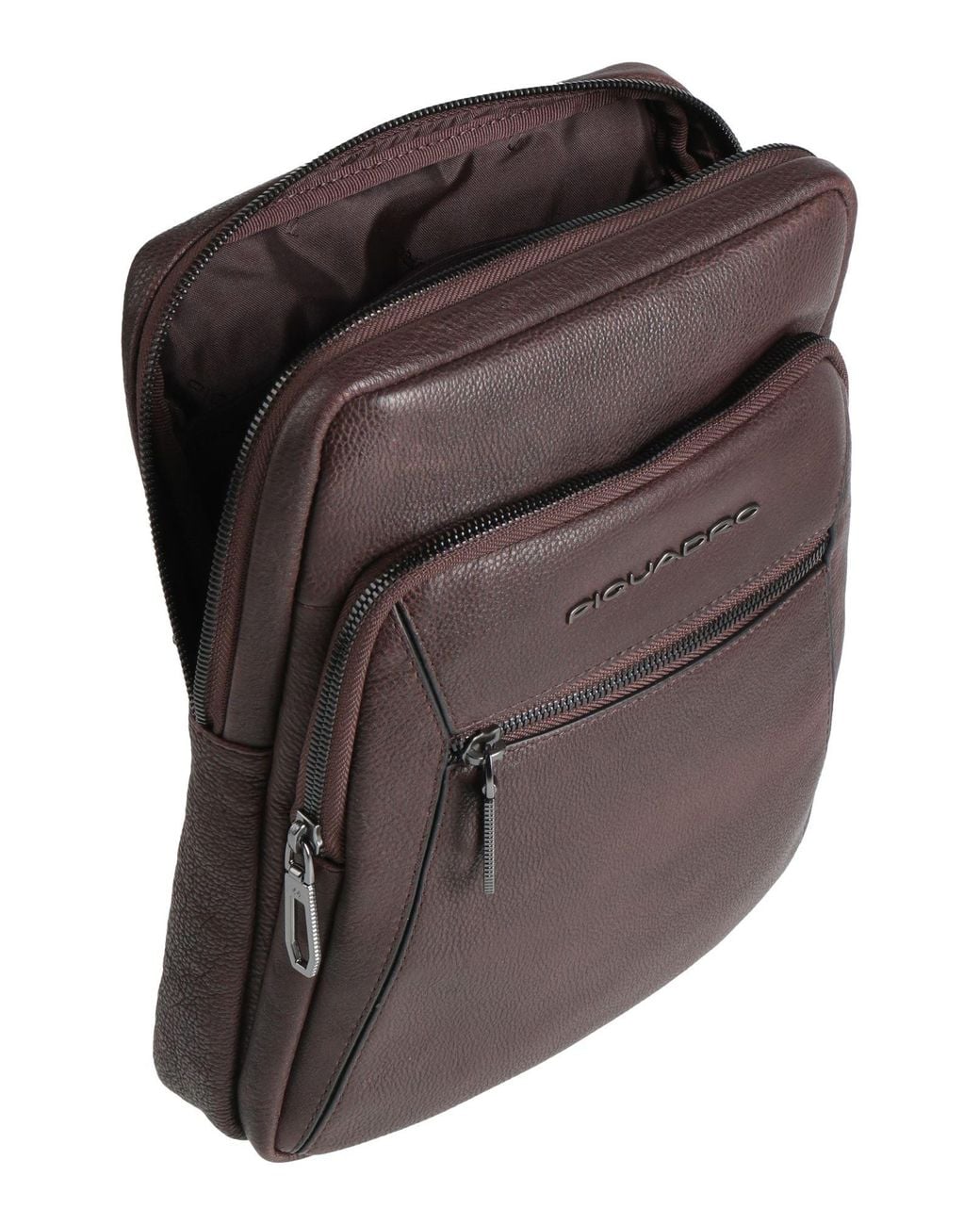 Piquadro Brown Cross-Body Bag Cow Leather, Eva (Ethylene for men