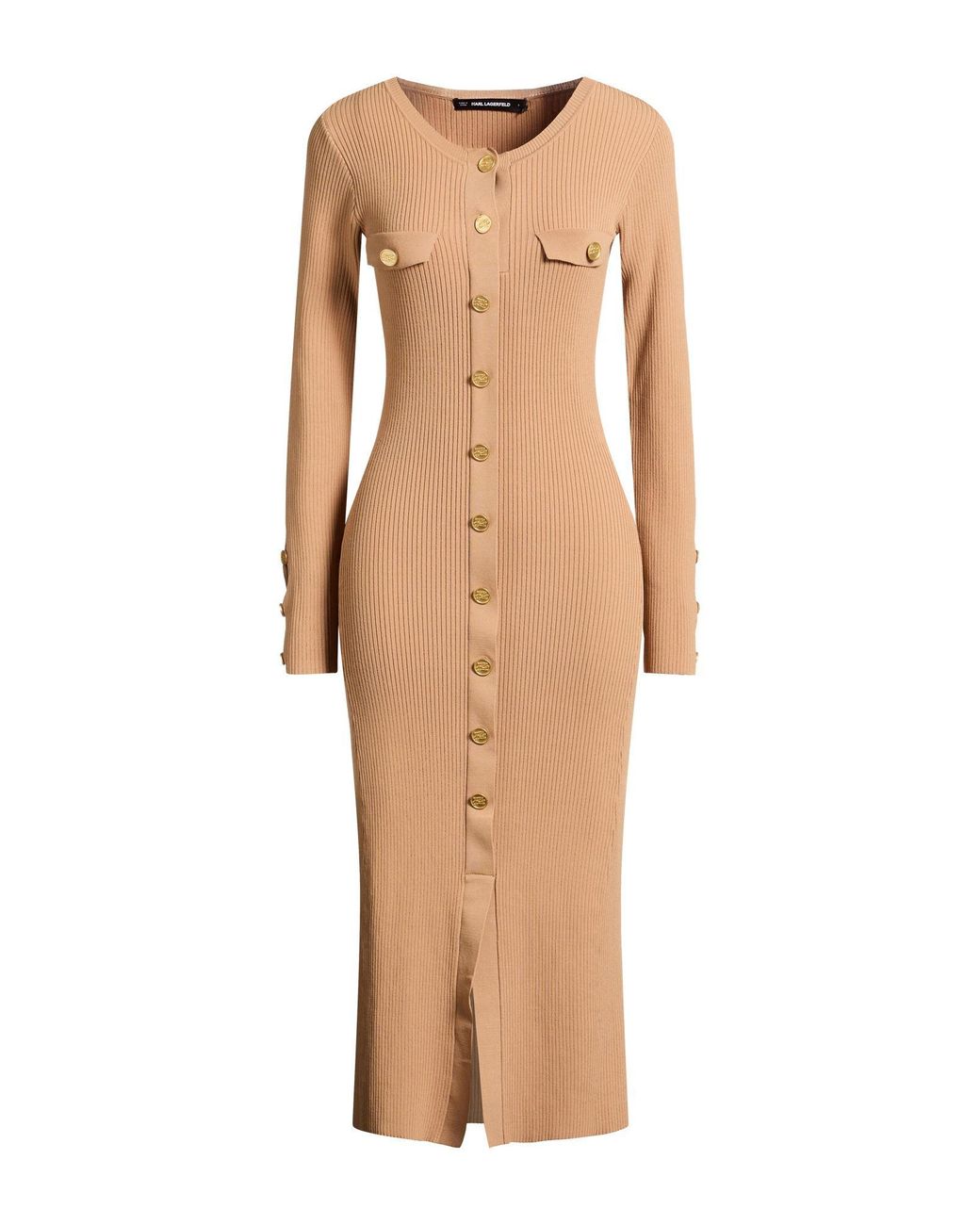 Karl Lagerfeld Natural Midi Dress