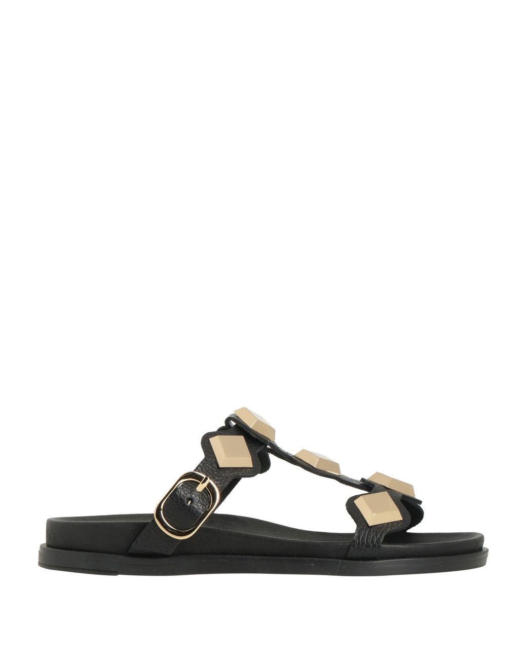 Être Cécile Black Sandals Leather