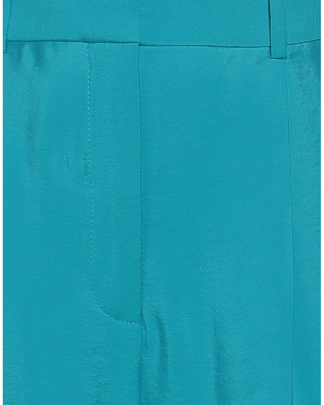 Ba&sh Blue Pants Viscose, Polyamide