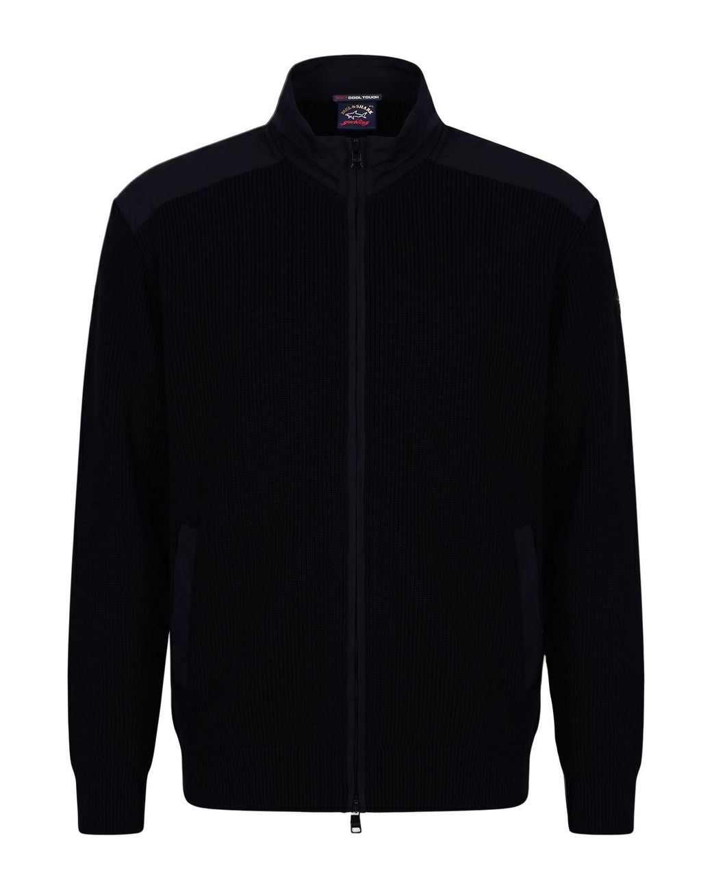 Paul & Shark Blue Cardigan Virgin Wool for men