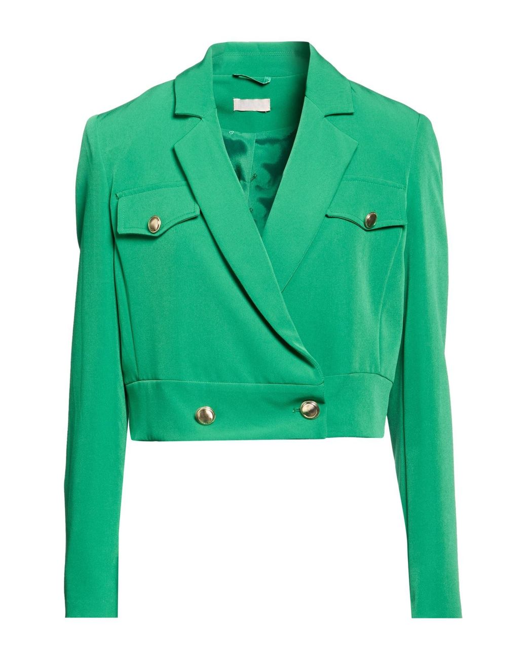 Liu Jo Green Blazer Polyester, Elastane
