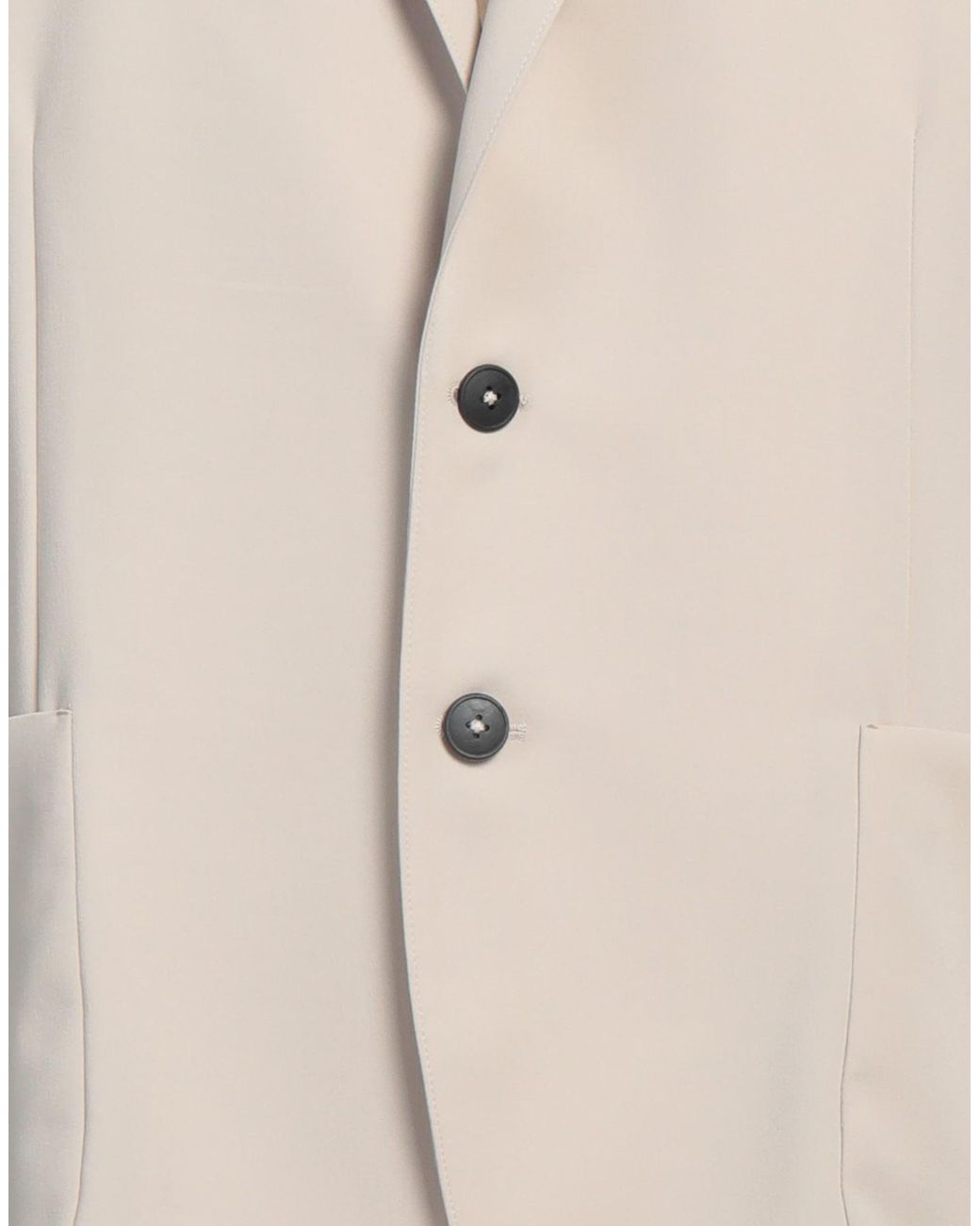 Tombolini Natural Blazer Polyester, Viscose, Elastane for men