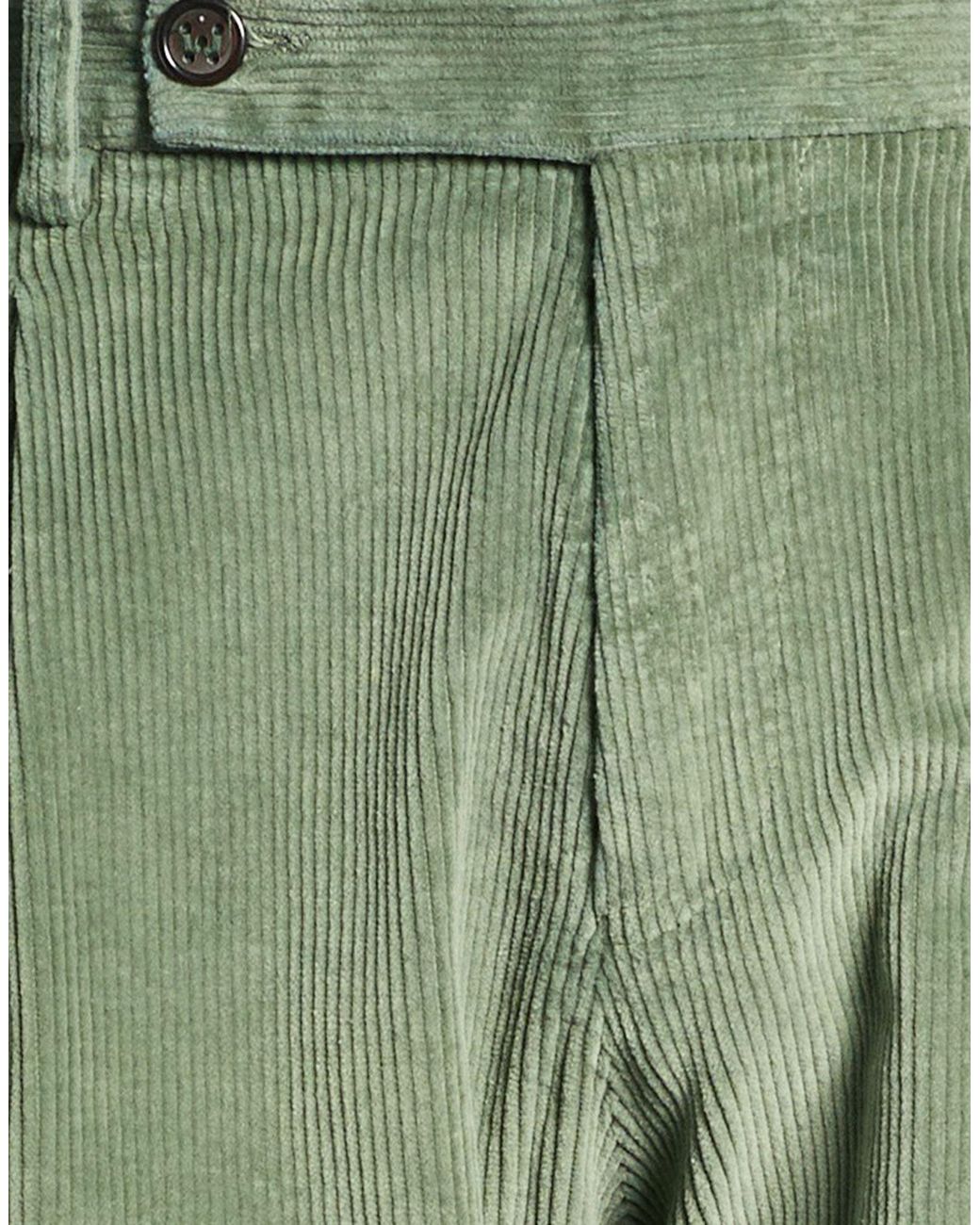 Berwich Green Pants Cotton, Elastane for men