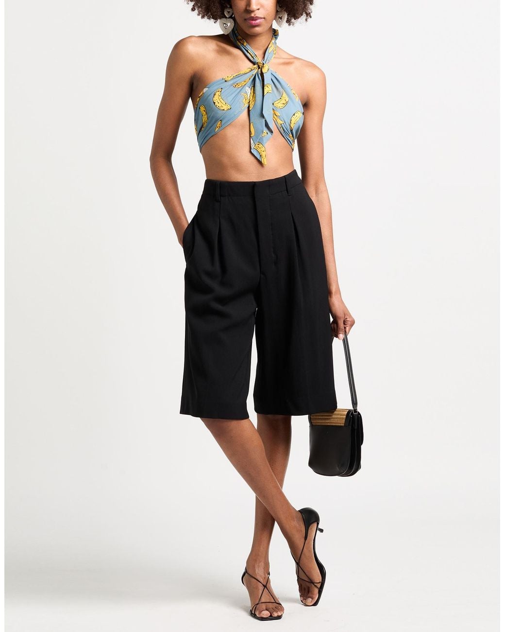 Dolce & Gabbana Blue Top Silk, Elastane
