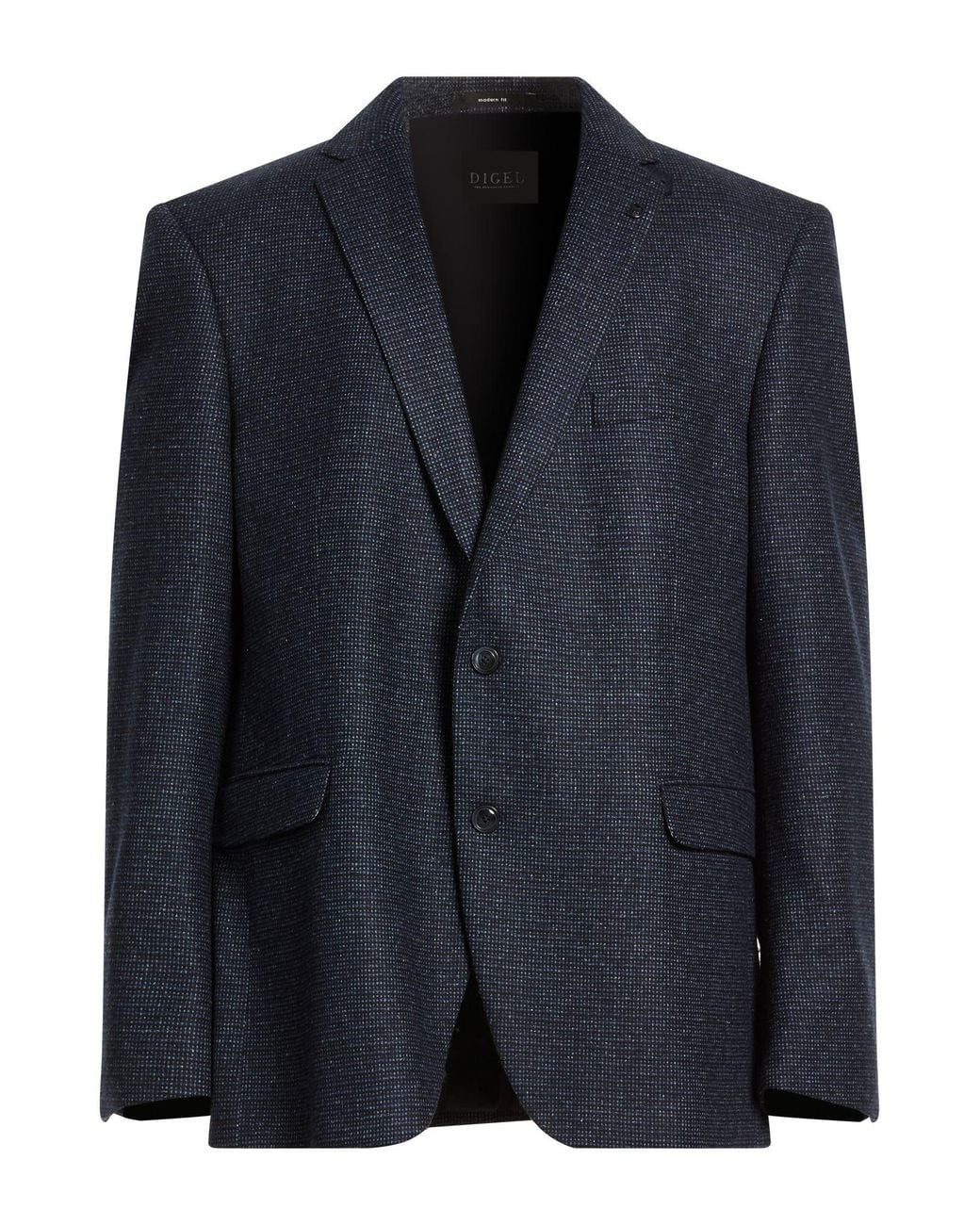 DIGEL Blue Blazer Virgin Wool, Polyamide, Silk, Polyester, Elastane for men