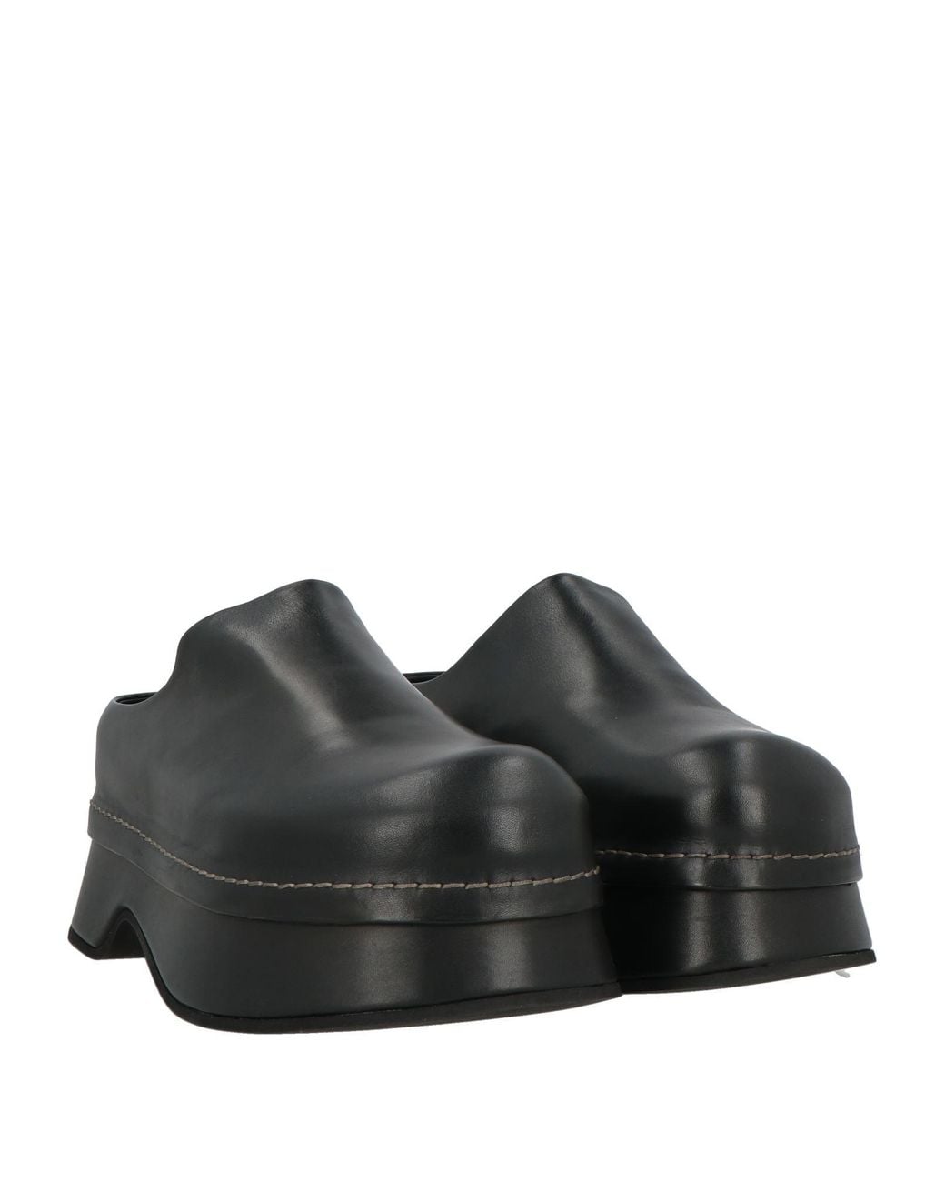 McQueen Black Mules & Clogs
