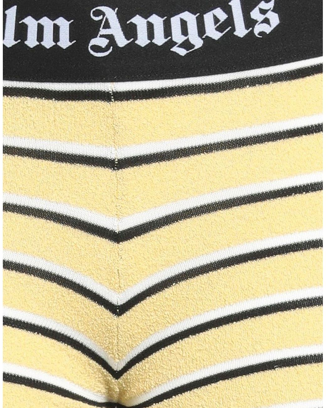 Palm Angels Metallic Shorts & Bermuda Shorts Cotton, Polyamide, Polyester, Elastane