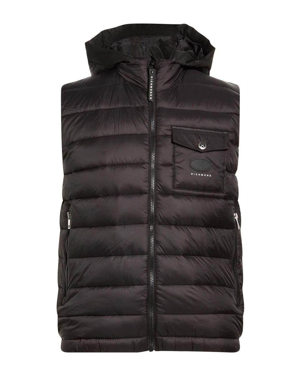 Richmond X Black Vest Polyamide for men