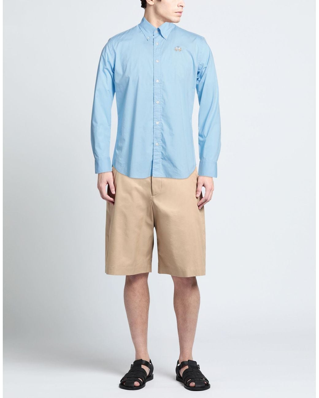 La Martina Blue Shirt for men