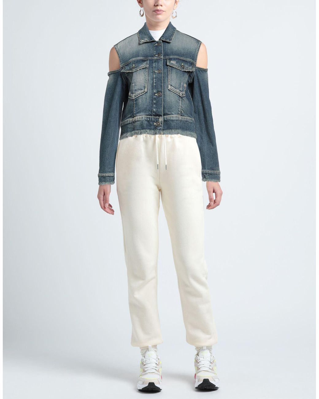 Dondup Blue Denim Outerwear
