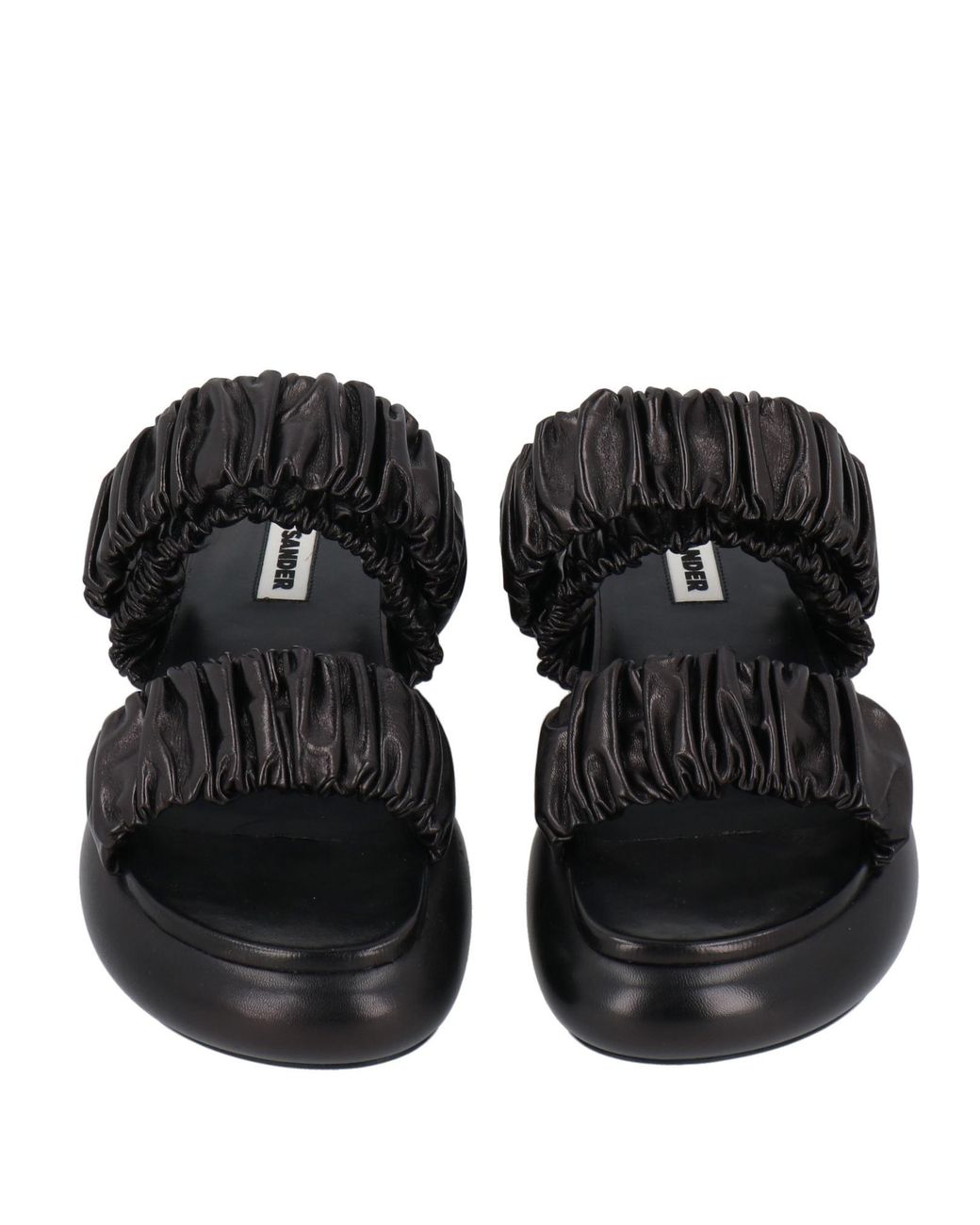 Jil Sander Black Sandals Leather
