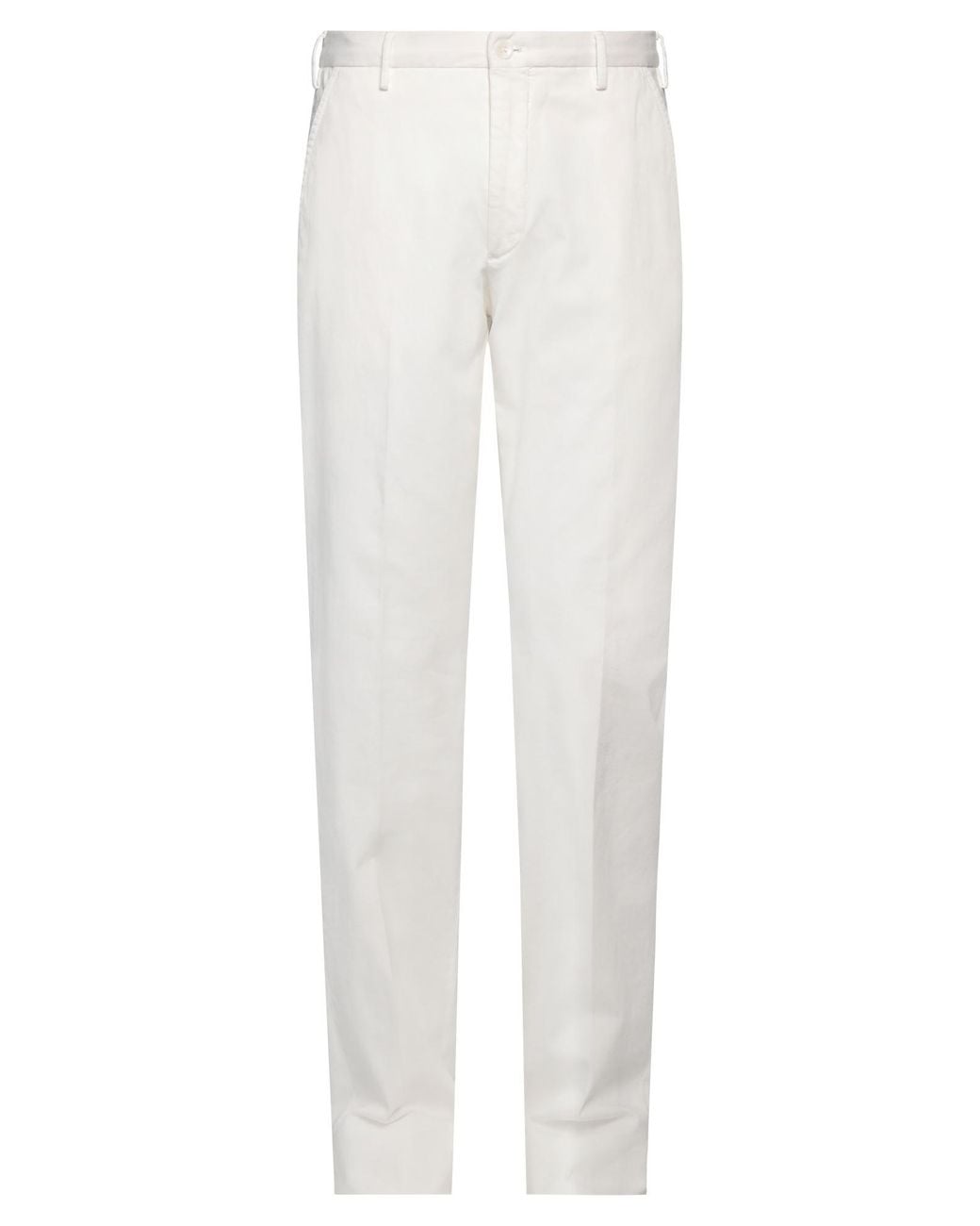 Incotex White Trouser for men