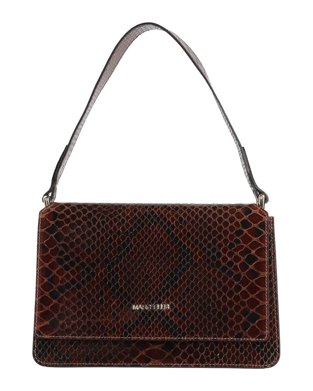 Marc Ellis Brown Handbag Leather