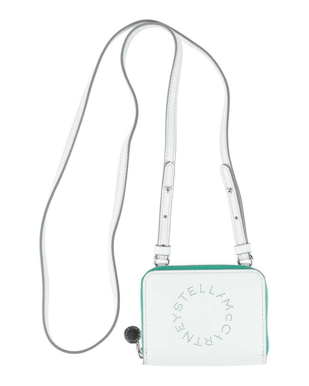 Stella McCartney White Crossbody Wallet