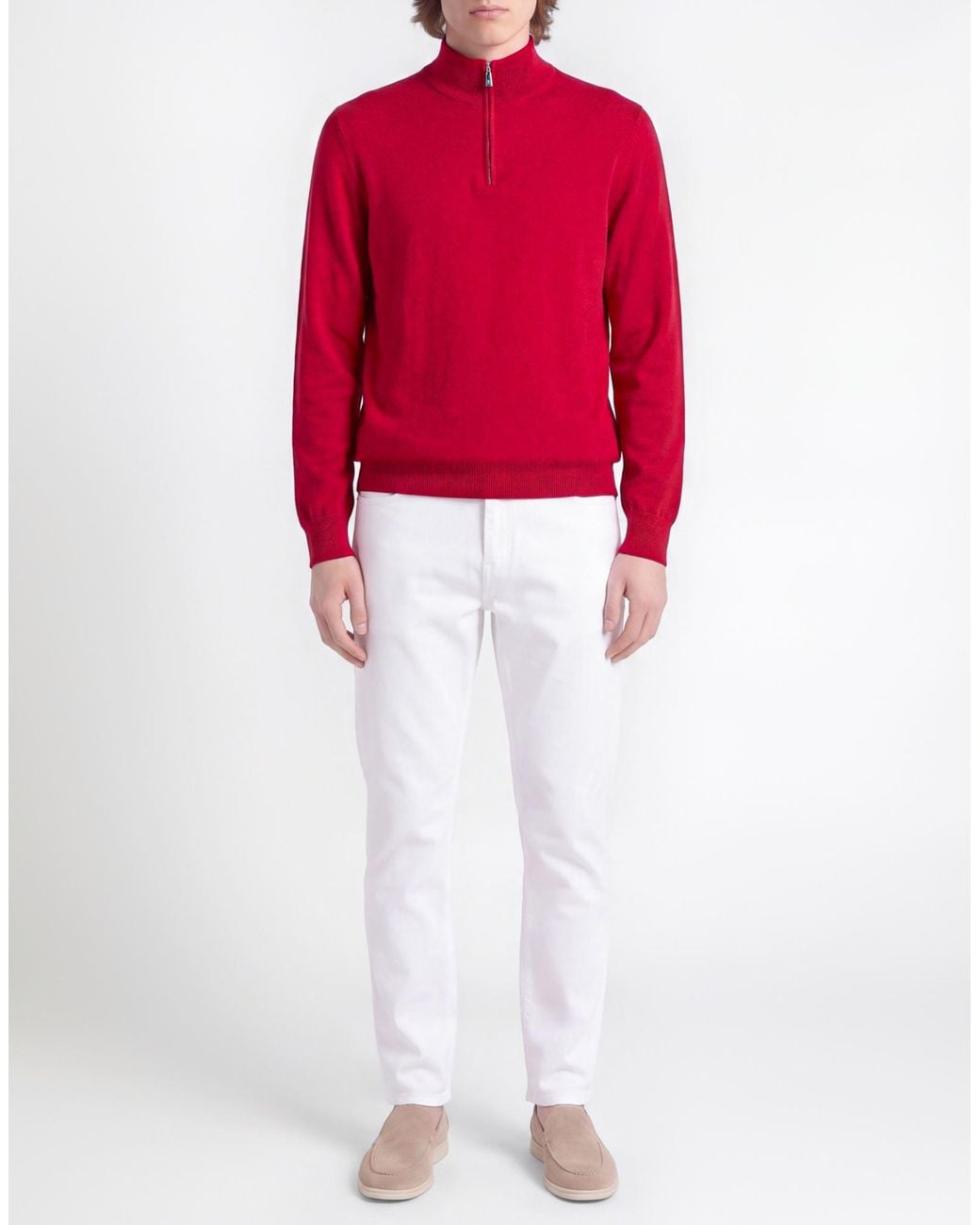 Fedeli Red Jumper for men