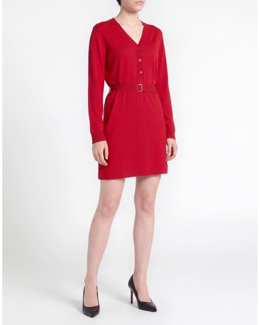 Semicouture Red Mini Dress