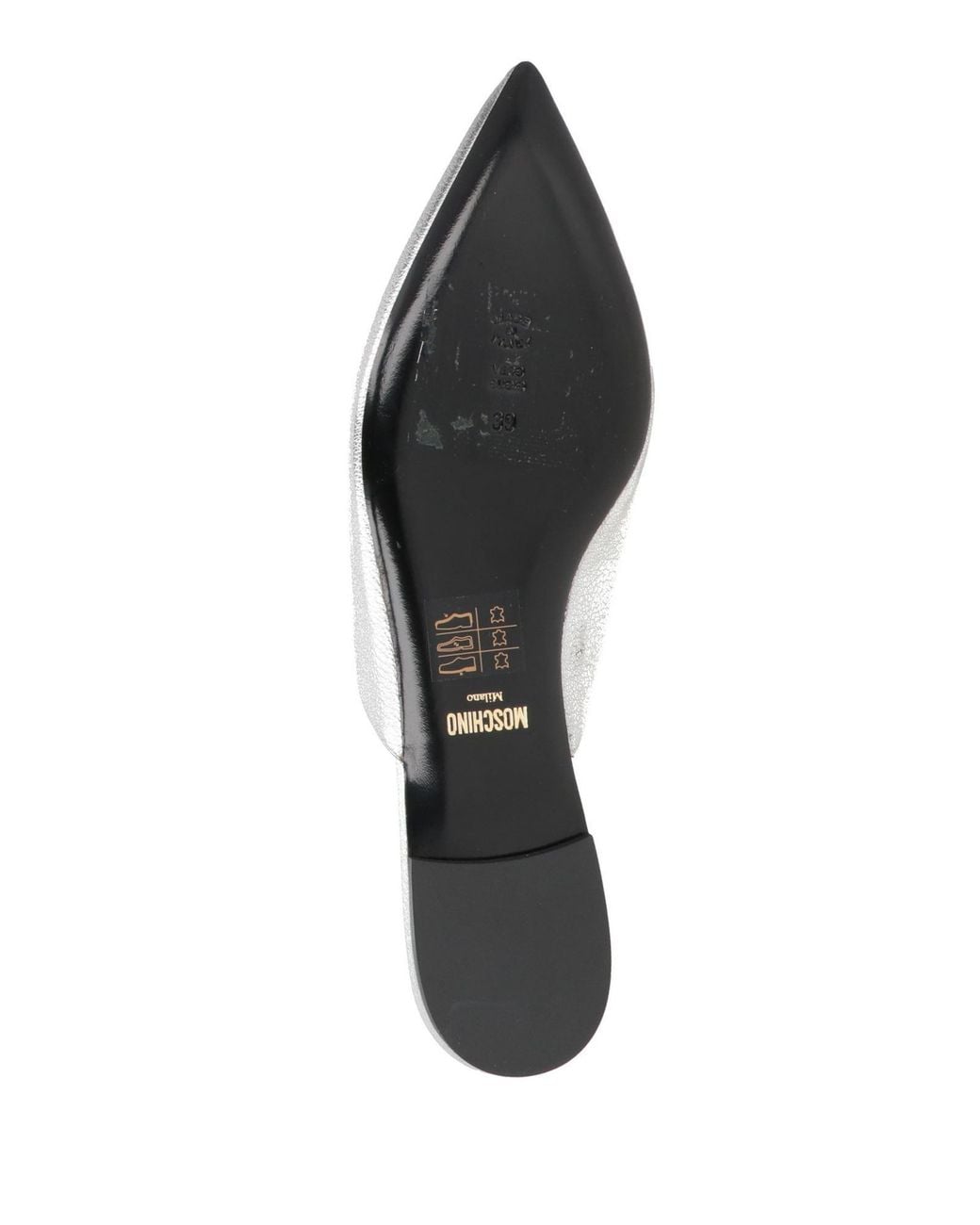 Moschino White Mules & Clogs