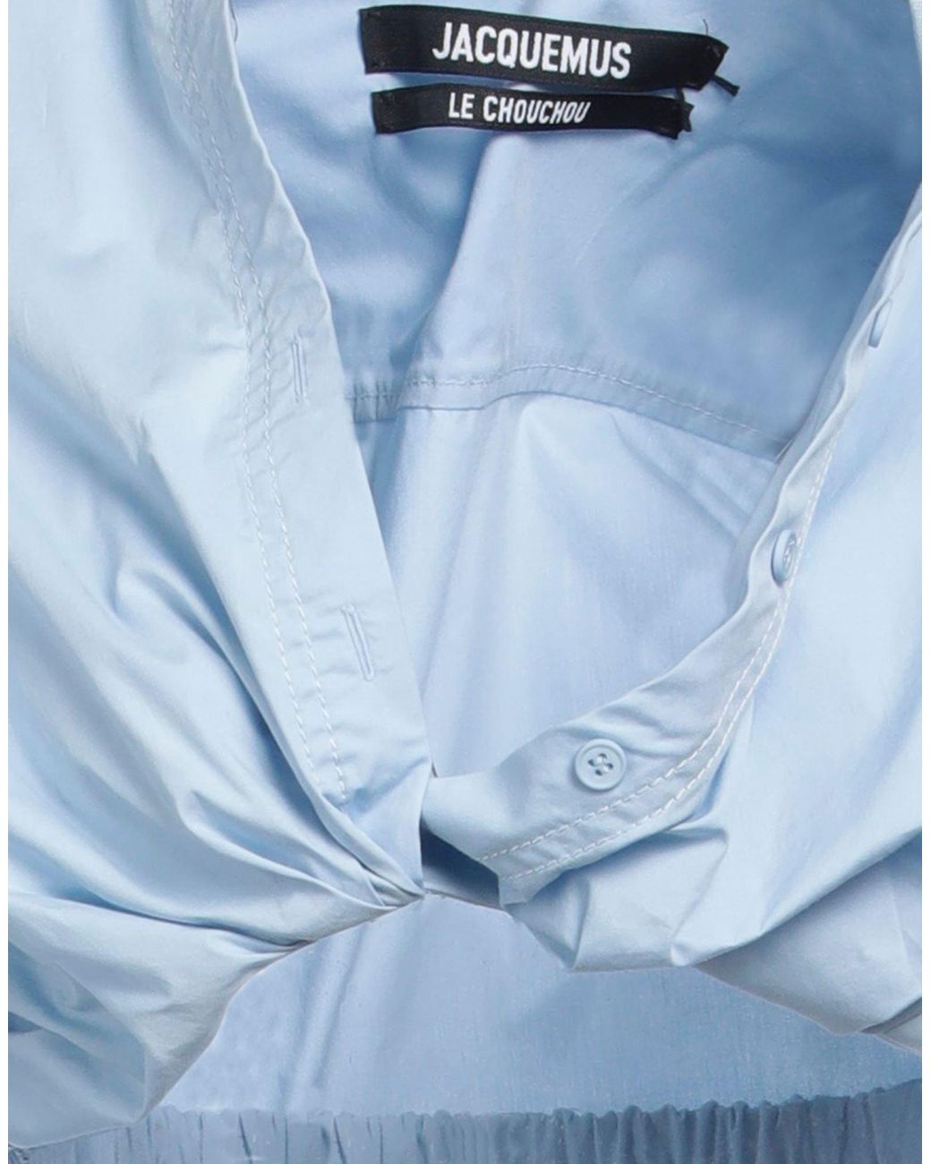 Jacquemus Blue Shirt Cotton, Elastane