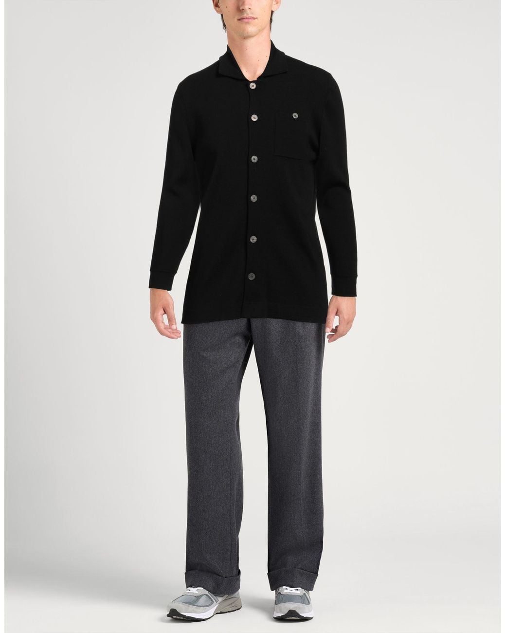 Cardigan Alpha Studio pour homme en coloris Black