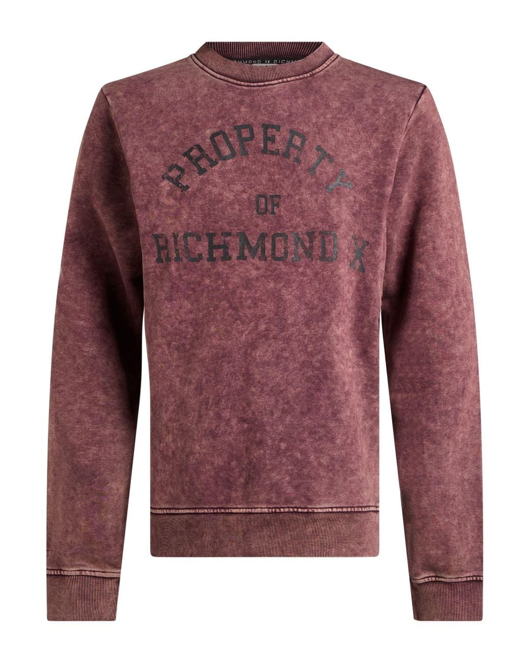 Richmond X Red Sweatshirt Cotton, Polyester for men