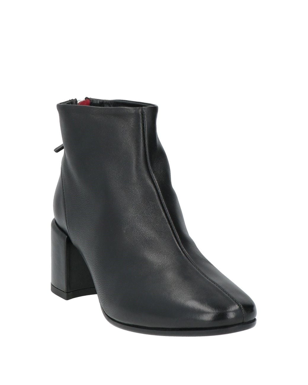 Halmanera Black Ankle Boots Leather
