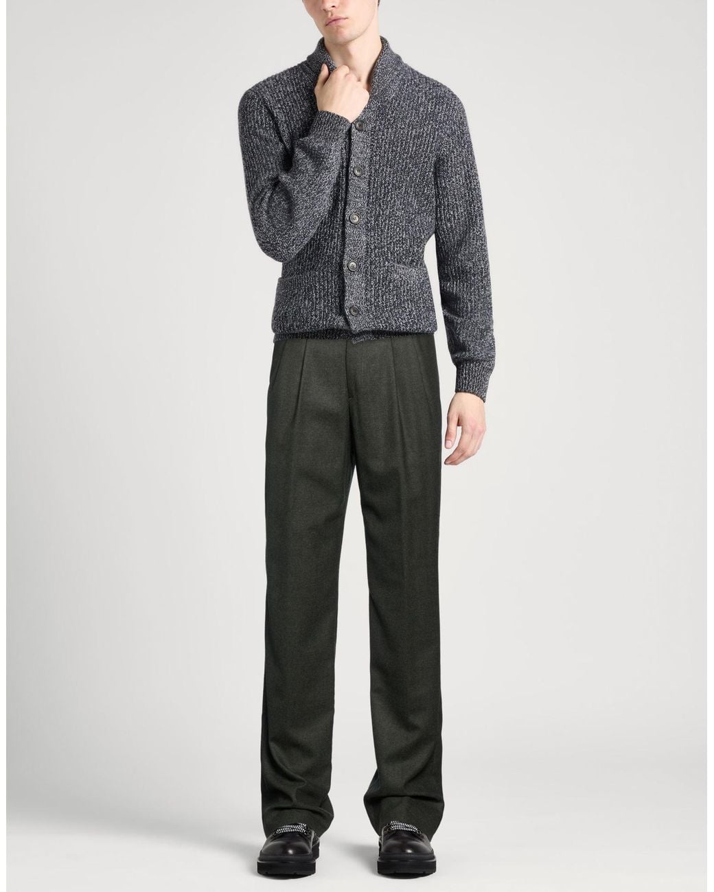 Boglioli Gray Trouser for men