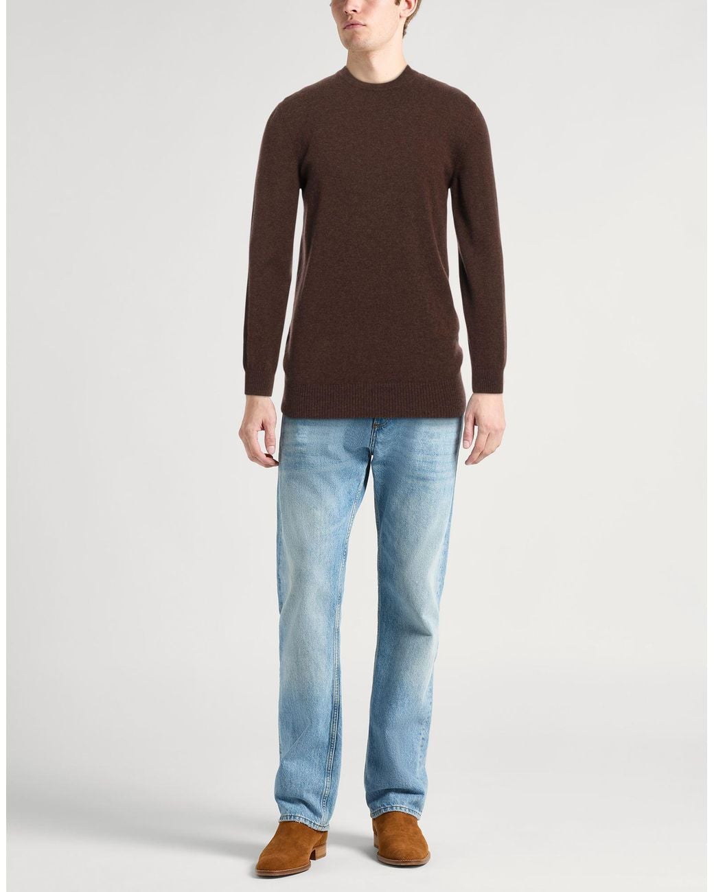Daniele Fiesoli Brown Jumper for men